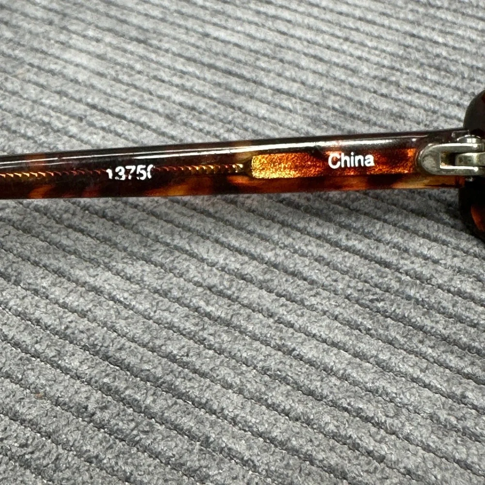 J.Crew Tortoiseshell Oval Y2K Sunglasses Brown Amber Vintage Style 13750